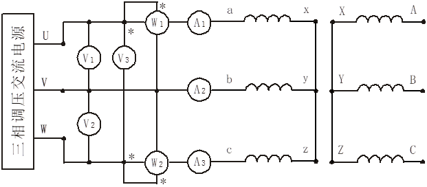 三相变压器接线原理图图片
